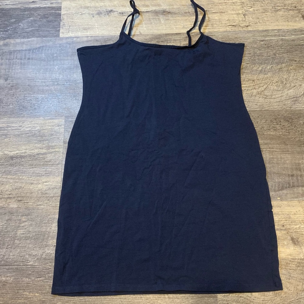 Navy cami dress